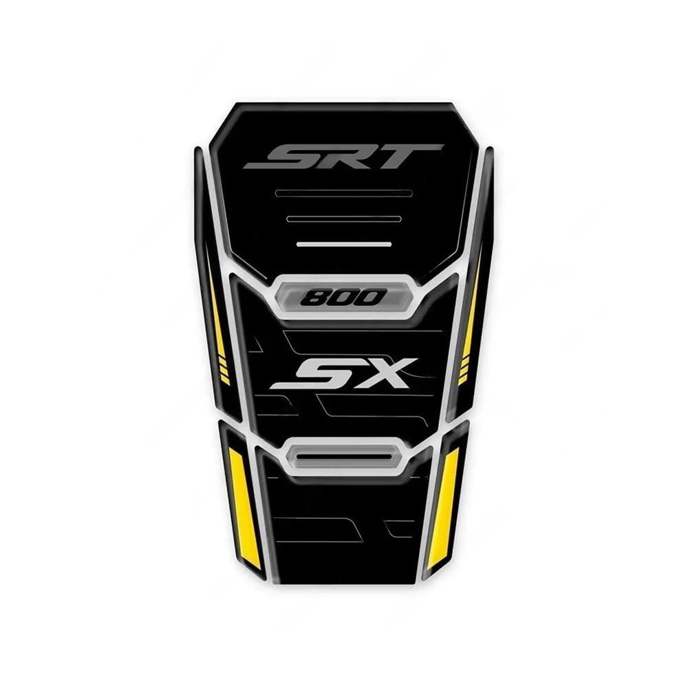 Évitez les rayures de réservoir moto avec l'autocollant résine SRT 800 SX 2024