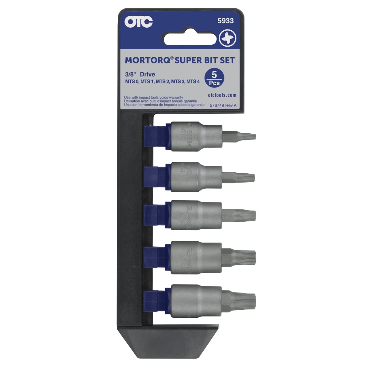 OTC OTC5933 Mortorq Super Bit Socket Set