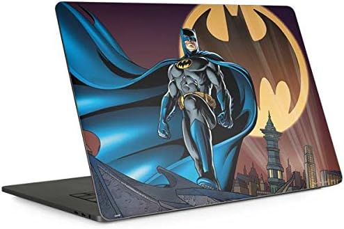 Skinit Decal Laptop Skin Compatible with MacBook Pro 13-inch with Touch Bar (2016-20) - Officially Licensed Warner Bros Batman in The Sky Design