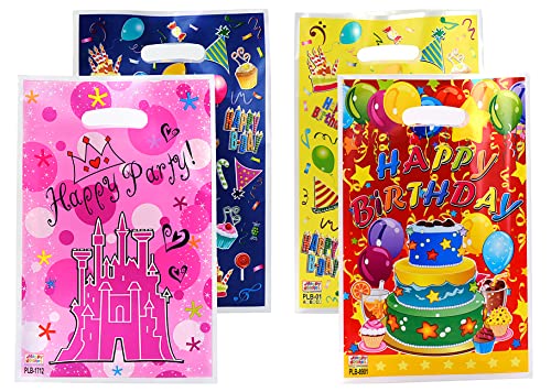 40PCS Sachet Anniversaire Garcon,Fille,Sac pour un Goûter d'anniversaire,Sachets Bonbon d'anniversaire,Sachet Surprise,Sac Cadeau d'anniversaire Garçons Filles,Pochette pour Gâteau, Bonbon
