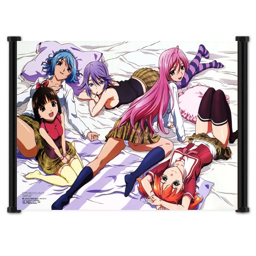Amazon.com: Rosario + Vampire Anime Fabric Wall Scroll Poster (46x32)  Inches [ACT]-RosarioVampire-18 (L) : Everything Else
