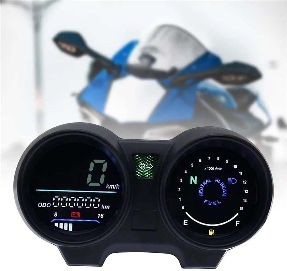 Motorcycle Odometer Gauge Motorbike LED Digital Dashboard Electronic Tachometer Tachometer RPM Meter Accessories For CG150