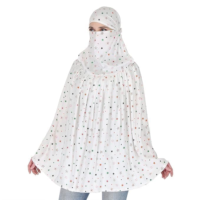 Pure Cotton Female Long Scarf Cum Mask With Sun Protection Cover Face Mask Scarves Stylish Universal Size Usable Dupatto Vehicle Driver Sunlight Uv Protection For Girls & Women(White Feather)-image-33