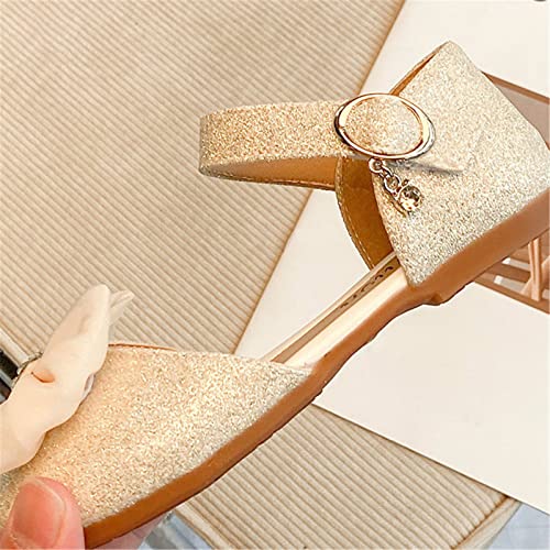 Girls Sandals Little Girl's Adorable Princess Party Girls Dress Bow Princess Shoes Girls Slipper Socks 9 Years4