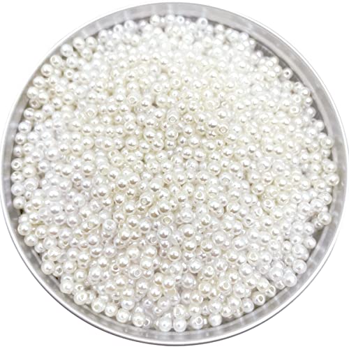 Acquista Perle di perle imitazione ABS rotonde multicolori in plastica ABS da 2-18 mm senza foro per la creazione di gioielli fai-da-te in Italia a partire da 2.02