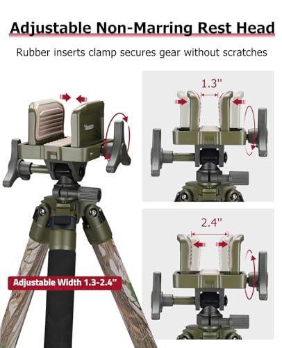 Trakiom Clamping Tripod Rest Camo Tripod Stand Sturdy for Outdoors - image 3