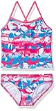 Kanu Surf Girls Beach Sport 2-Pc Banded Tankini Swimsuit, Megan Floral Pink/Blue, 5