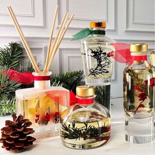 Lovspa LOVPSA-DIF-WINTER-FOREST-COASTER Winter Forest Pine Reed Diffuser Gift Set | Juniper Berries, Sandalwood & Cedar Notes | Made With Real Botanicals + Wooden Coaster thumb #7