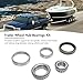 UPALDHOU 5 Pcs Trailer Wheel Hub Bearing, Marine Trailer Bearing Kit Steel Alloy Boat Trailer Axle Wheel Hub Bearings Set with Seals for Boat