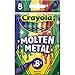 Crayola Meltdown Crayons (8 Pack), Molten Metal