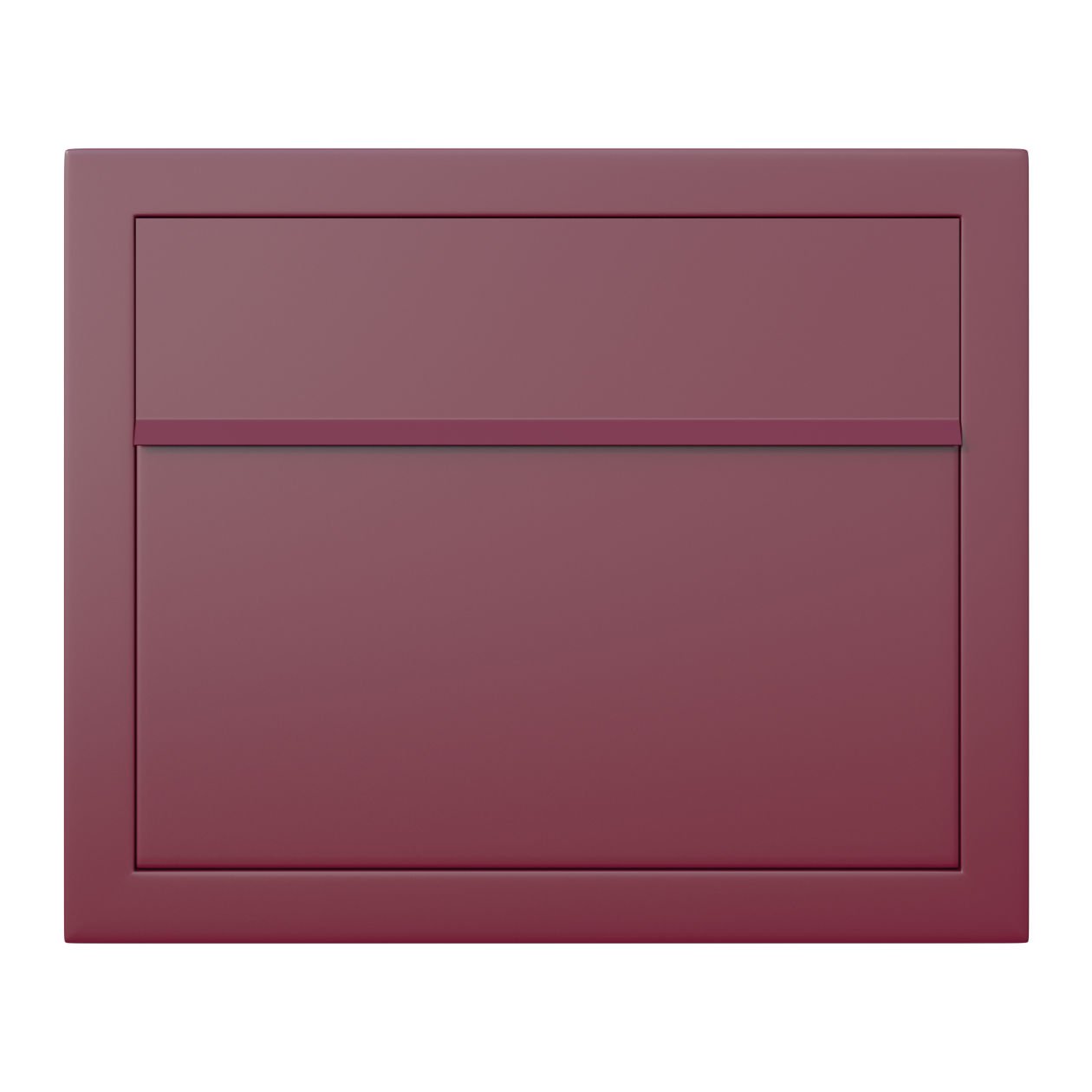 Briefkasten, Design Wandbriefkasten Elegance Rot - Bravios