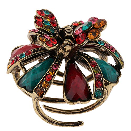 P Prettyia Style Coréen Élégant Pince à Cheveux en Cristal Broche à Cheveux Barrette Perle pour Femmes et Filles Bijou de Cheveux Griffe - Multicolore – vue 9