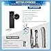OEM Upgrade 12-19in Adjustable Dryer Vent Periscope - Telescoping Vent Duct for Tight Spaces, Space Saver Dryer Vent Adapter, low profile dryer vent duct,Fits Whirlpool & All 4in Dryer Outlets