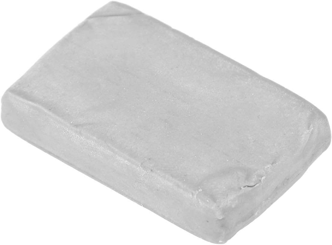 HOMSFOU 6pcs Grey Art Eraser Set Kneadable Sketch Rubber for Drawing Pastel Cleanup Absorbent Reusable for Artists Sketching Supplies