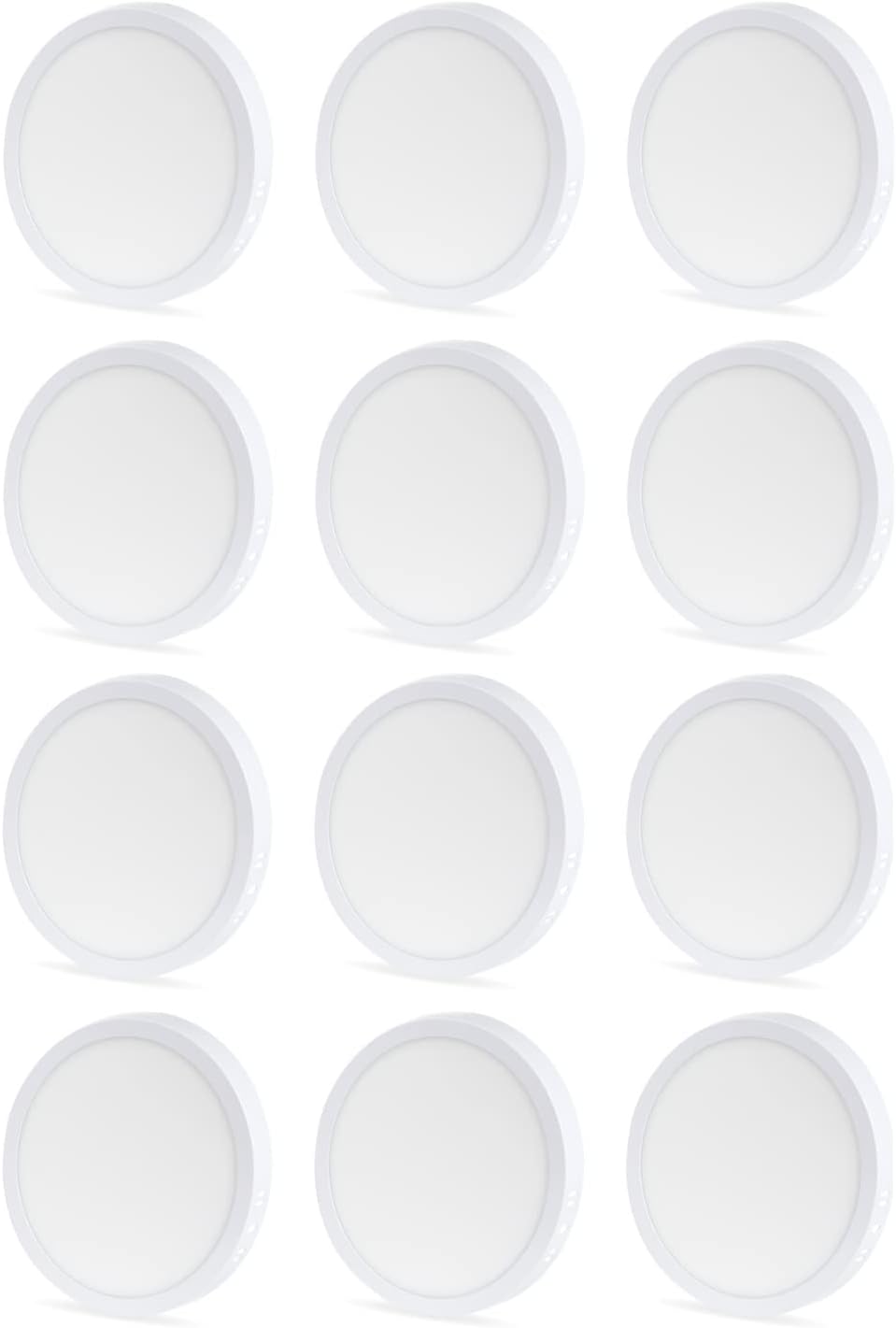 D'Mak 15W LED Panel Light, Cool White - Pack of 12