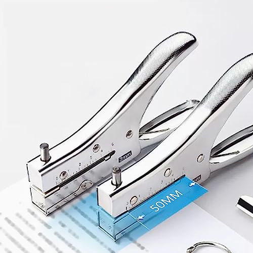 Single Hole Punch Deep Penetration Labor Saving Handheld Metal 3mm One Hole Puncher for Paper Cardboard Photo - Image 3
