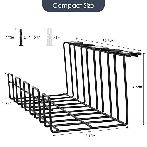 Cords Basket Under Desk Cable Management Dev & Gear