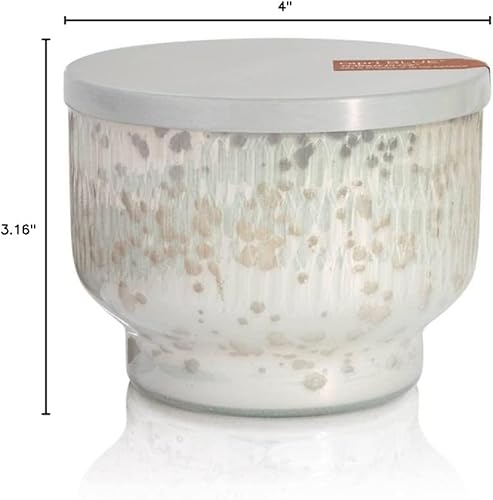 Miniatura 8 de Capri Blue Vela navideña en tarro de mercurio, velas perfumadas de lujo para decoración del hogar, mezcla de cera de soja de larga duración, tarro