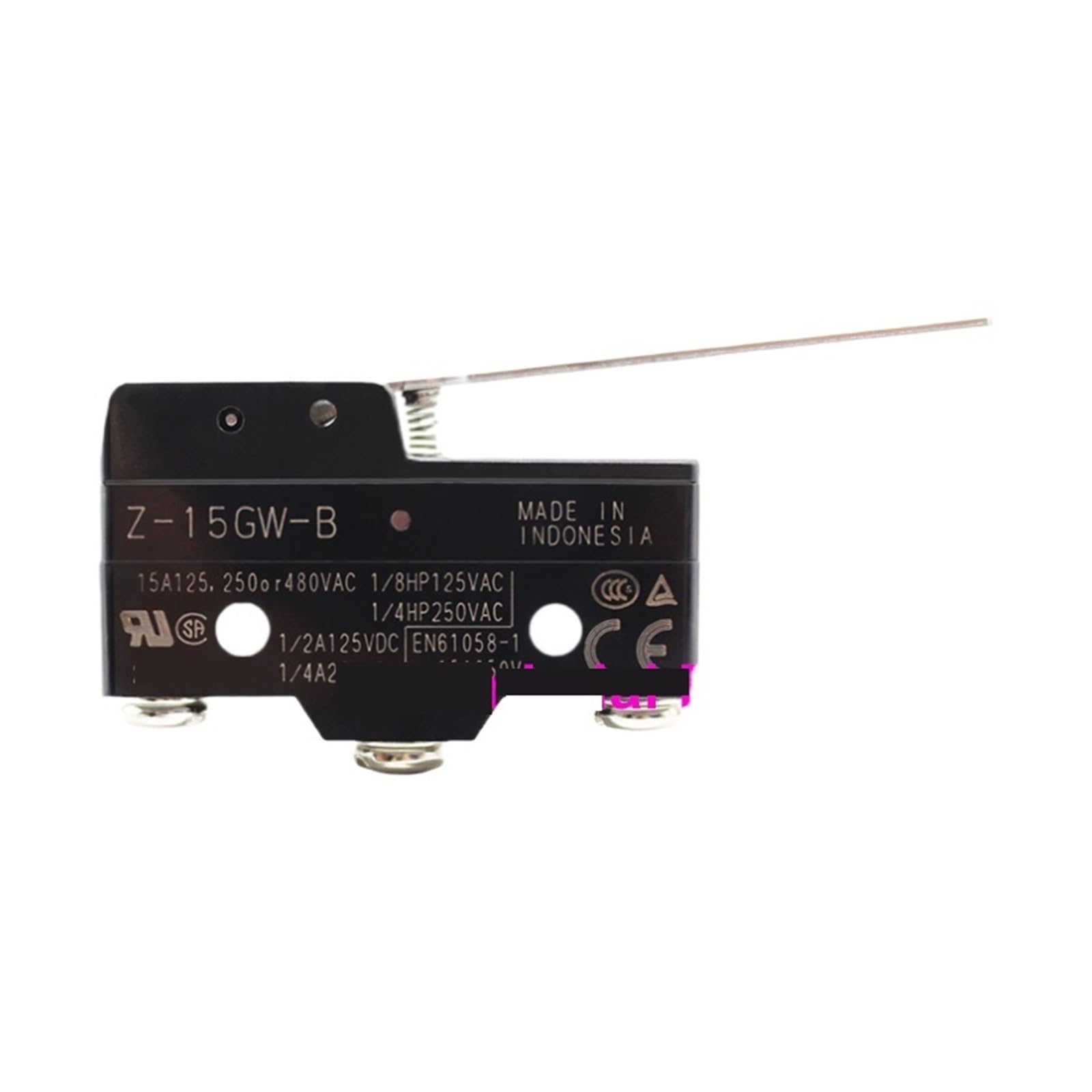 Micro-interrupteur 15GL-B inverseur fin de course contacteur mécanique