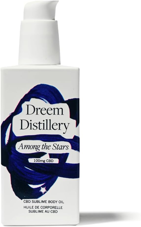 Among The Stars – Sublime CBD Massage and Body Oil for Anxiety – Supports Deep Sleep – Plant Based (100ml)