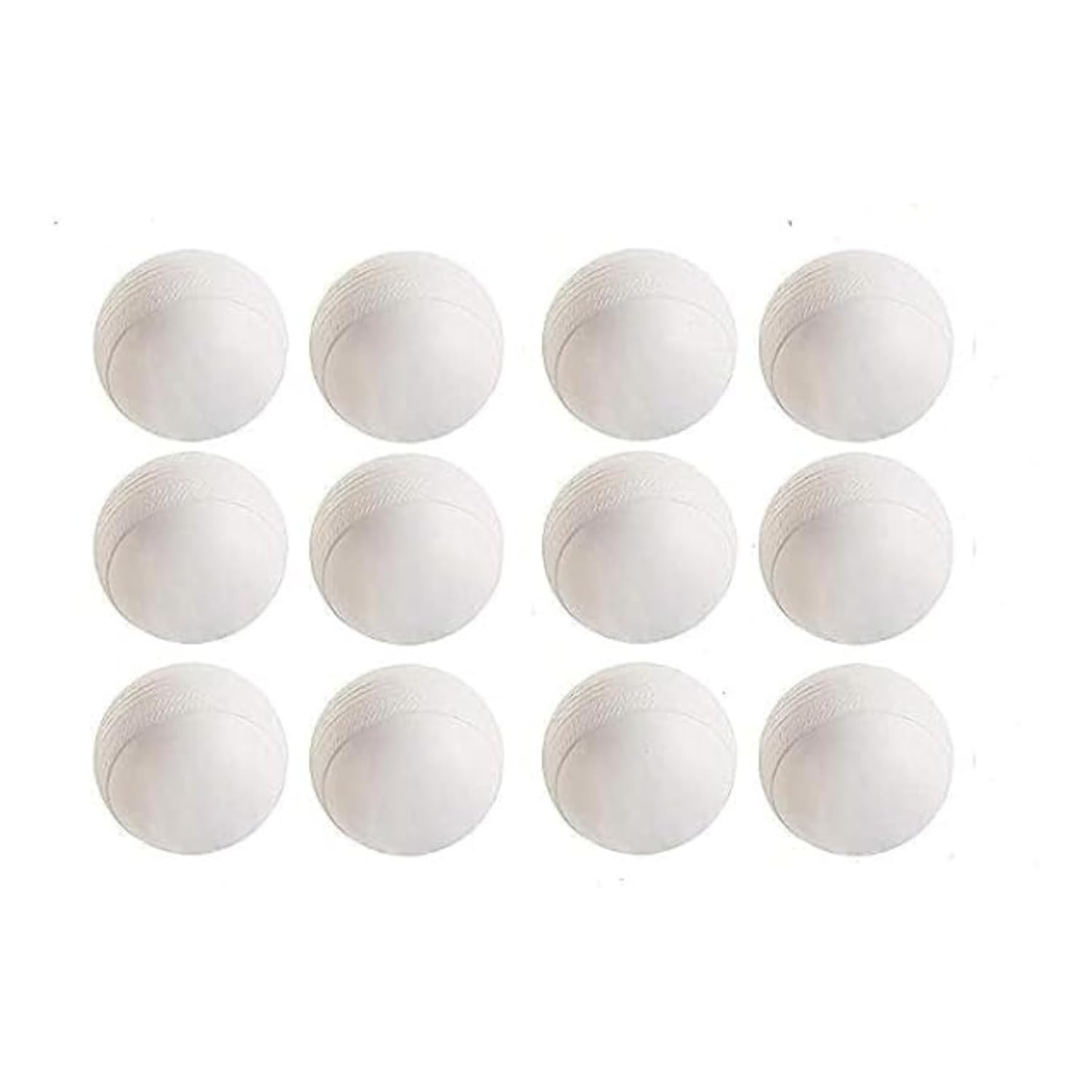 80 gm Hard Cricket Ball for Practice | Lightweight Junior Training Cricket Ball for Kids & Beginners | White Practice Ball for Backyard, School & Cricket Training (12)-picture-14