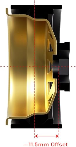 Miniatura 24 de GLOBACT Ruedas Beadlock 1.9 - Cubo de rueda RC -0.43 pulgadas de desplazamiento para 1/10 TRX4 TRX6 Axial SCX10 I II III Pro Redcat RC Crawler