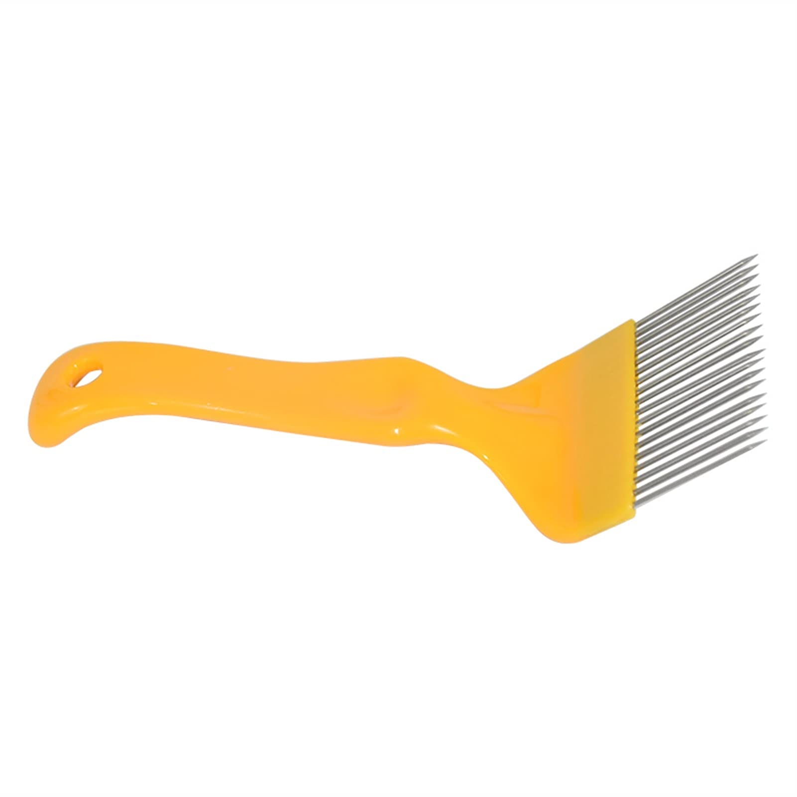 Imkerei-Handschuhe, 5 Stück, 18-polig, Edelstahlzinken, Entdeckelungsgabel, Honigschneider, Imkerei-Werkzeuge, Ausrüstung, Honigwabenschaber, Gabel (Farbe: Rot)