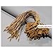 1000 Pieces 7 Inch Nylon Hang Tag String Rope with Snap Lock Pin Hang String Tag Rope with Snap Lock Pin Loop Fastener Hook Ties Label Hang String, Brown