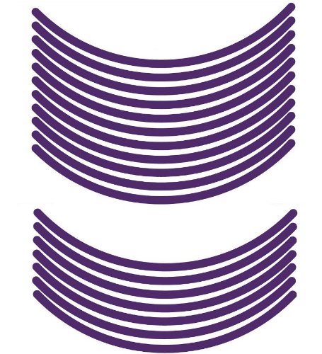 エムディーエフ リムストライプ ソリッドタイプ バイオレット 10mm幅 17インチ RIM-10M-VI-17N