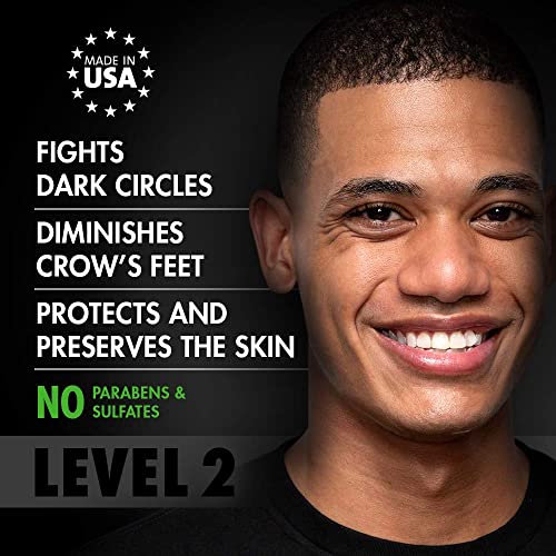 Tiege Hanley Advanced Skin Care Routine For Men With Eye Cream| Skin Care System Level 2 | Face Wash, Scrub, Two Moisturizers And Eye Cream | Made In Usa | 30 Day Supply #TOP4