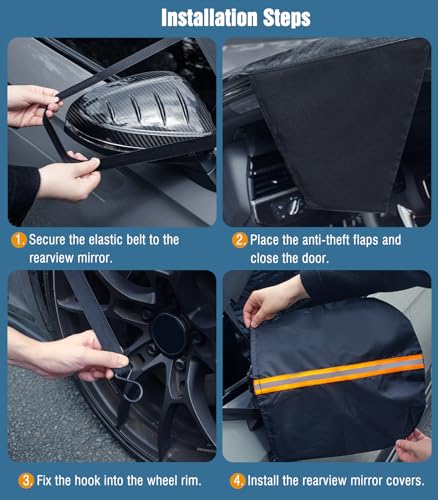 Image of YeewayVeh Car Windshield Ice Snow Cover for Ford F150 /F250 2015-2026