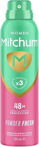 Mitchum Aerosol Women 48hr - Powder Fresh - 150ml