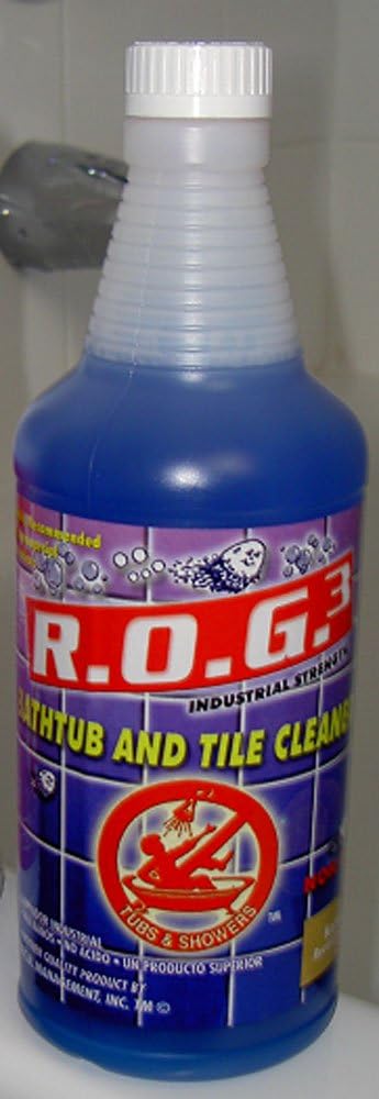 Bathtub Cleaner Express ROG 3 Tub and Shower Cleaning Solution Refill