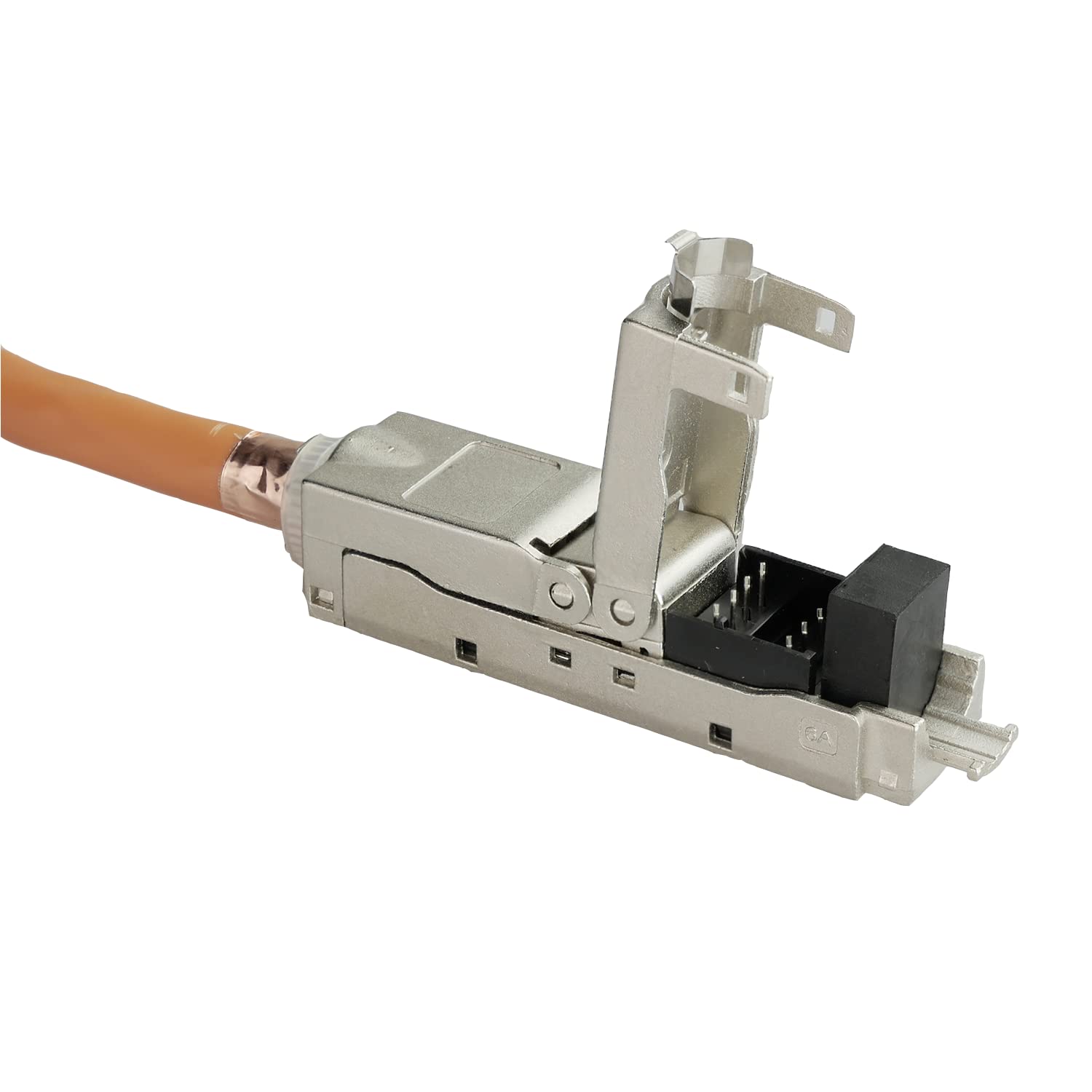 AIXONTEC 4x IP 68 CAT 6A Outdoor Netzwerkkabel Verbinder Cat.6A 10 Gigbit Wasserdicht Verbinder LSA Adapter Lan Netzwerkverbinder Koppler 1:1 Verlängerung Reaktivierung Kupplung Cat.7 Cat.8 Cat.6A