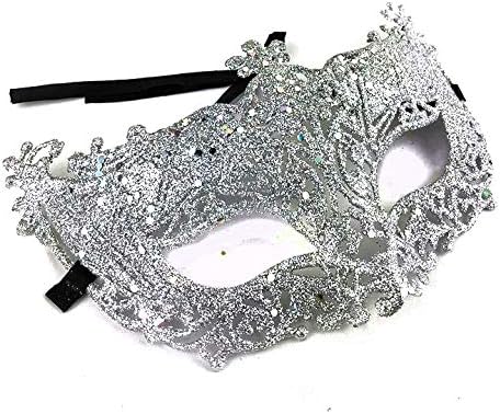 Allsorts® Venetian Silver Filigree Masquerade Ball Mask Party Fancy Dress Christmas