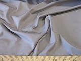 Discount Fabric Lycra /Spandex 4 way stretch Solid Grey Gray LY923