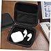 Angoily 2pcs Electronic Storage Pouch with Mesh Pocket Durable Earphone Organizer Bag for Travel and Work Shockproof Design for Cables Power Bank and Accessories