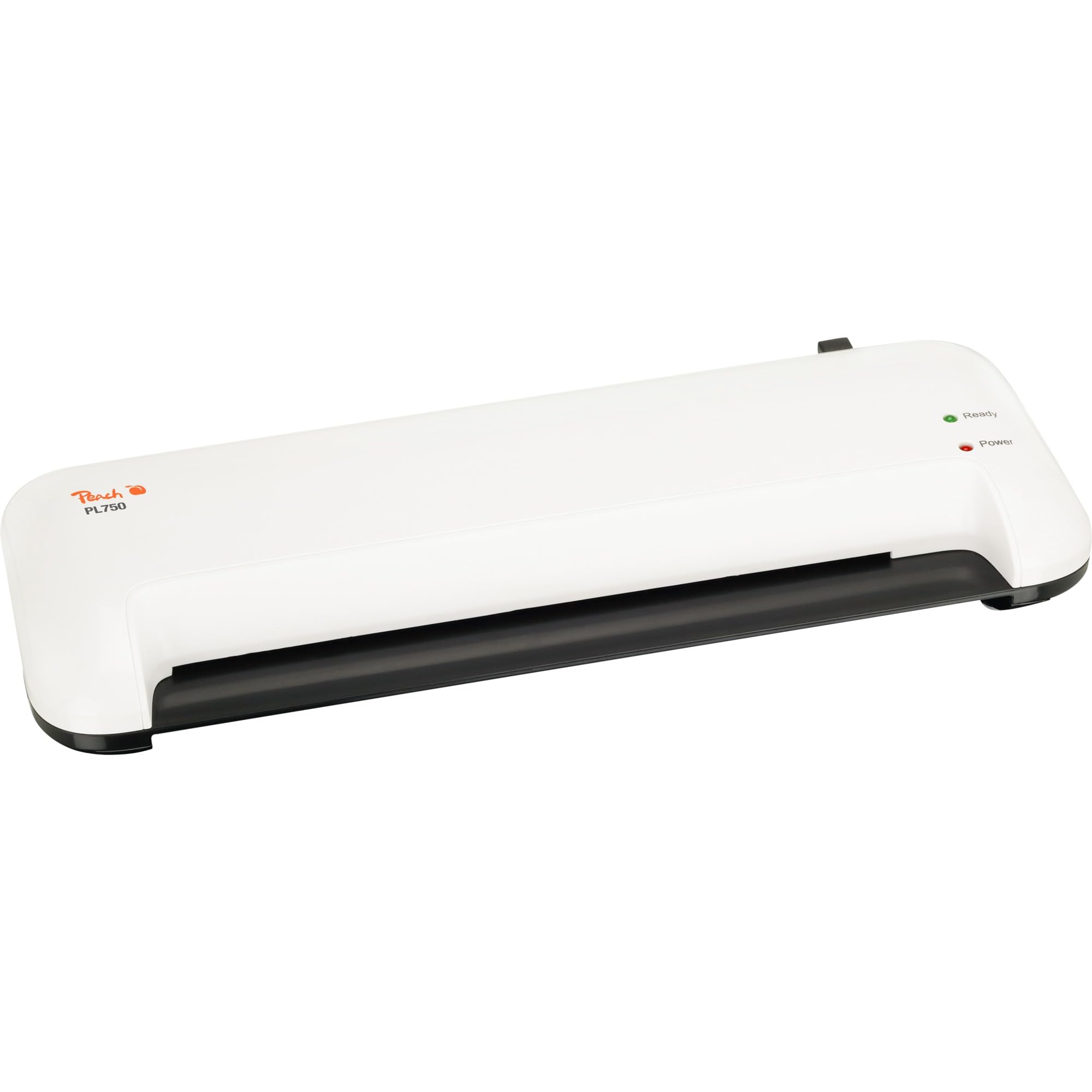 Peach PL750 - Laminador DIN-A4, ahorra hasta un 75% de energía, listo para comenzar rápidamente, adecuado para láminas estándar, 1½ páginas por minuto, incluidas 10 láminas laminadas