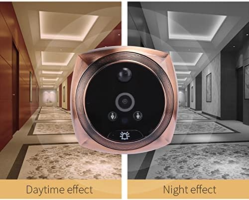 Digital Door Viewer and Amp,4.3in 2 Million Pixels HD LCD Screen Digital Peephole Viewer,160° Wide Angle Night Vision Auto Photo Capture Video Mini Doorbell Camera with 32GB Memory Card