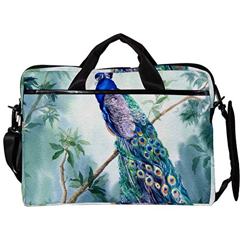 Bolso bandolera para portátil de 14 a 15,4 pulgadas con interior acolchado