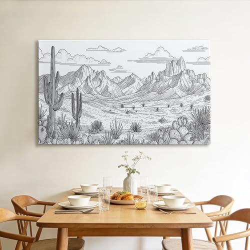 Maison moderne tableau décoration murale pour habiller un mur vide - 3