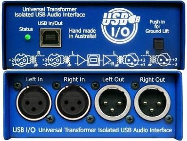 ARX USB I/O (USB-3) Audibox USB I/O Balanced Stereo XLR Inputs & Outs USB DI Box