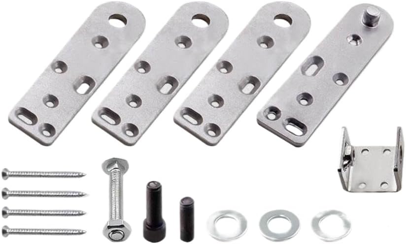 Heavy Duty 500 Ibs Invisible Door Hidden Secret Bookcase Door Pivot Hinge Kit