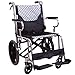 Marcheur Chaise De Transport Fauteuil Roulant HandicapéS Personnes âGéEs Scooter Manuel Pliant en Aluminium LéGer Portable De Petite Taille Confortable Respirant