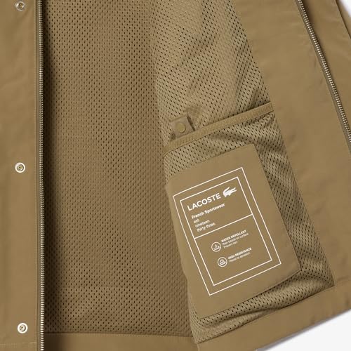 Lacoste Men's Light Weight Short Parka Jacket W/Pockets4