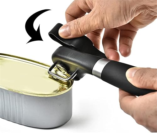 Miniatura 6 de Abridor de latas Herramientas de cocina profesional Abrebotellas Cuchillo manual de mano Abrelatas Abrelatas Abrelatas de corte lateral Abrelatas