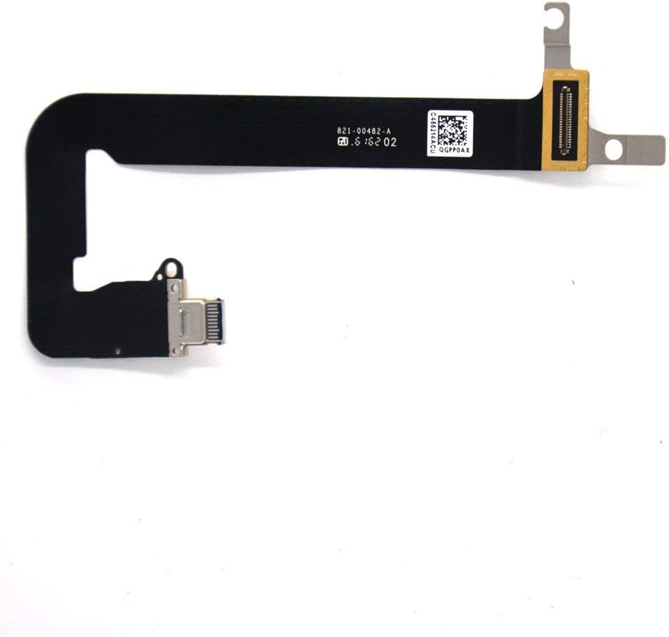Willhom I/O USB-C Power Board Jack Flex Cable 821-00482-A 821-00482-05 821-00828-A Replacement for MacBook 12" A1534 2016-2017