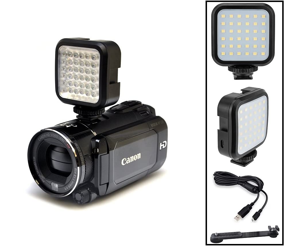 Amazon.com : Video LED Light KIT for Canon VIXIA HF R400 R300