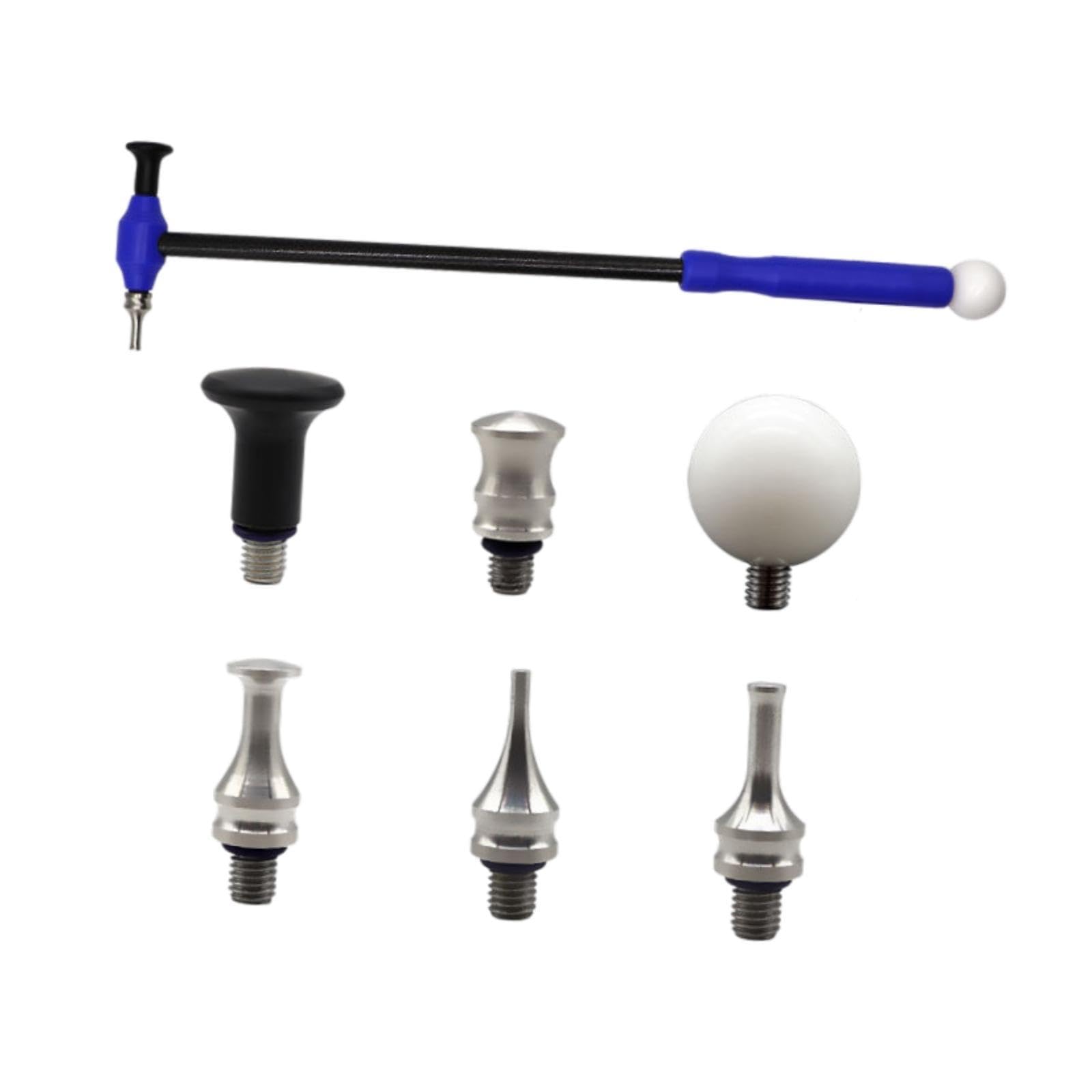 The Style Sutra Dent Repair Tools Kit Practical Ergonomic Handle DIY Fix with 6 Heads Hammer Blue|Motors | Automotive Tools & Supplies | Automotive Repair Kits | 1 Paintless Dent Repair Tools Set-image-4