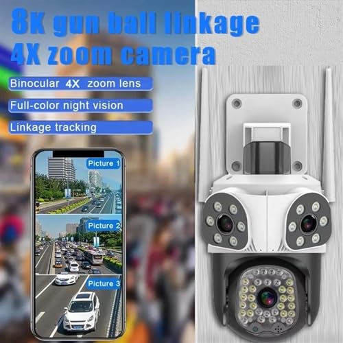 Cámara 8K de exteriores para proteger tu hogar con seguimiento IA 4